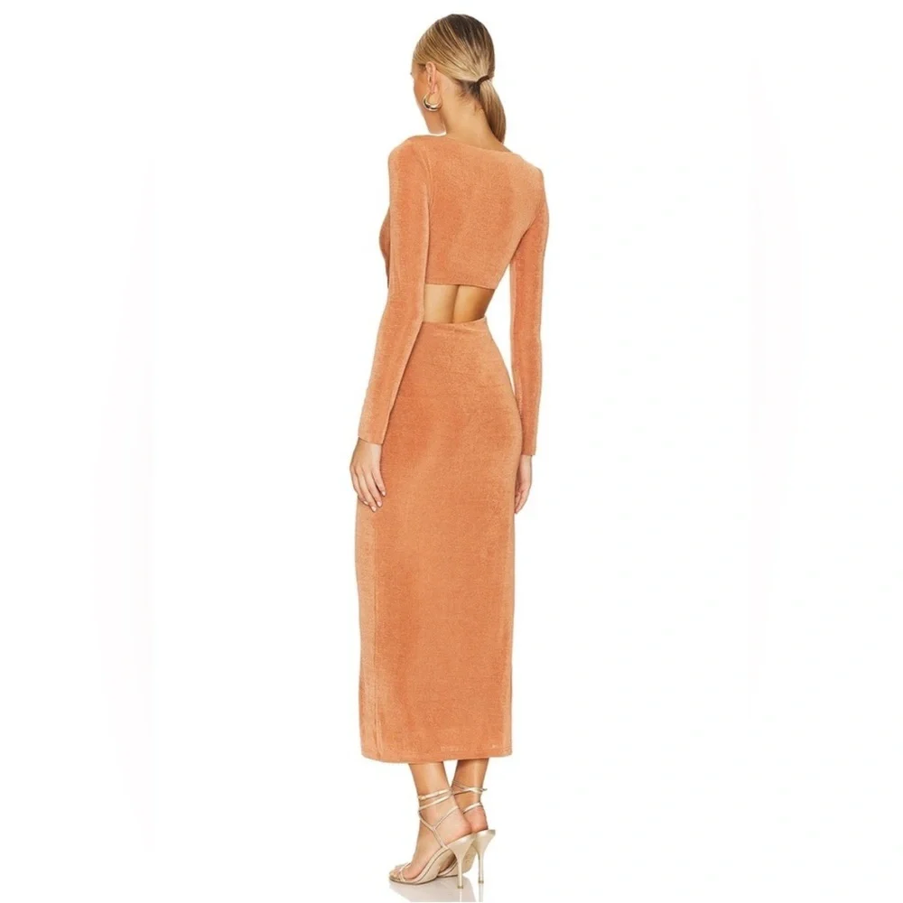 Significant Other Rosie Crisscross Cutout Midi
Dress in Caramel NWT - Picture 3 of 11